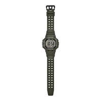 Casio Illuminator Men's Green Extra Long Strap Digital Watch