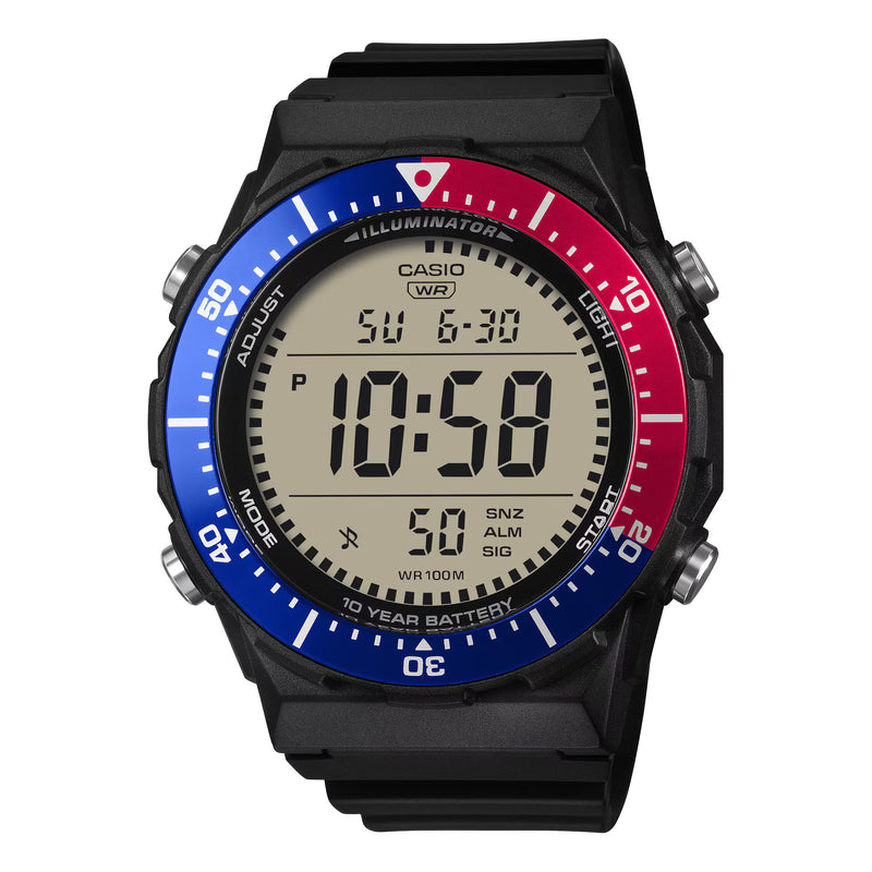 Casio Multifunctional Men's Black Pepsi Digital Watch