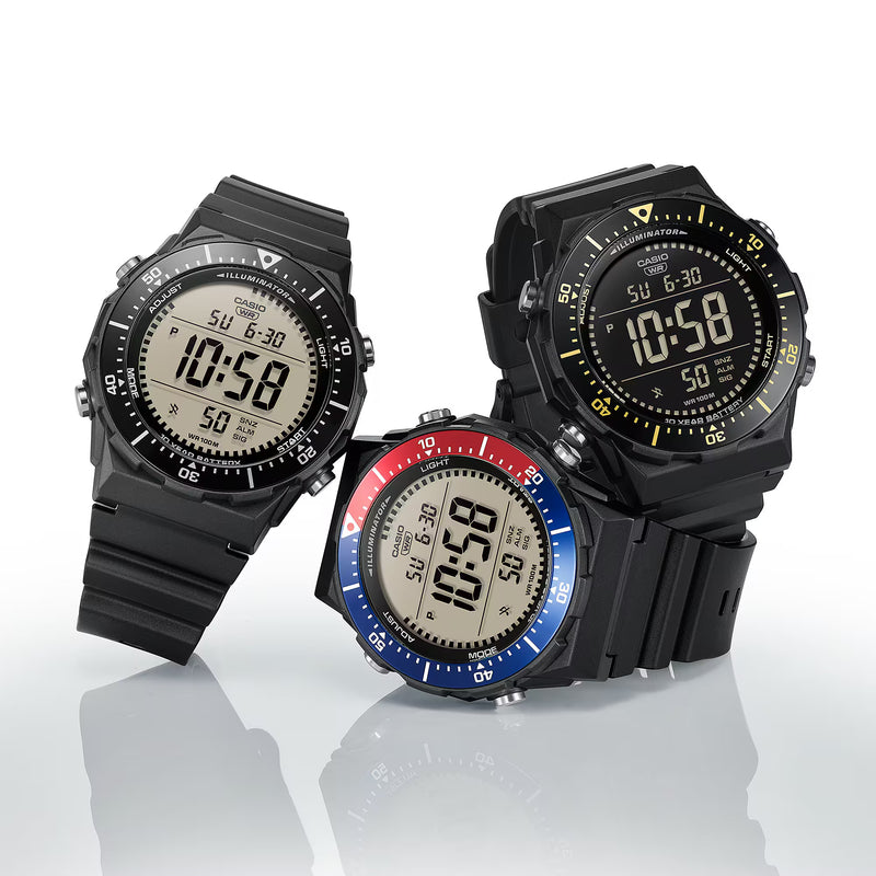 Casio Multifunctional Men's Black Pepsi Digital Watch