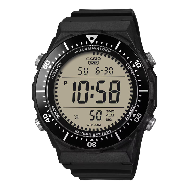 Casio Multifunctional Men's Black Grey Digital Watch