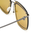 Alexander McQueen Men's Sunglasses Rimless Pilot AM0221SK-004 64