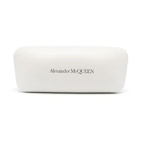 Alexander McQueen Men's Sunglasses Browline Grey/Black AM0258S-002 59