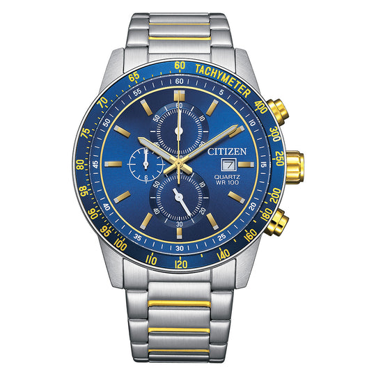 Citizen Men's Chronograph 44mm Blue Dial Watch