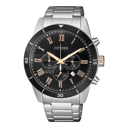 Citizen Men's 44mm Classic Chronograph Watch Black