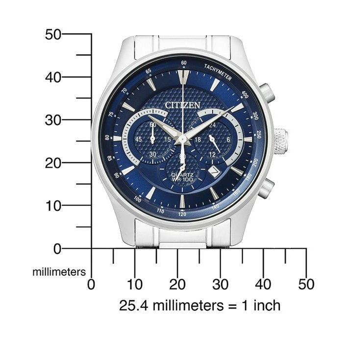 Citizen Men's 42mm Sport Chronograph Watch Blue