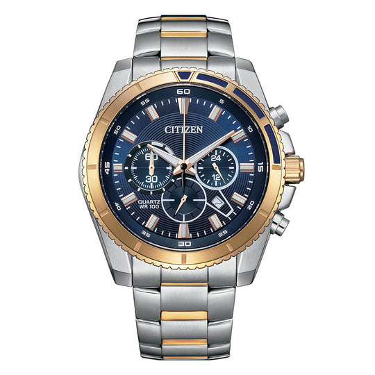 Citizen Men's 46mm Chronograph Sport Watch Blue