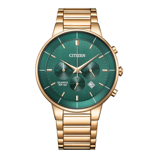 Citizen Men's 42mm Chronograph Sport Watch Green
