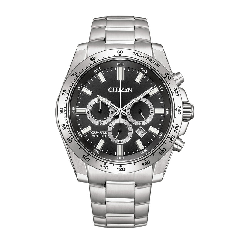 Citizen Men's Sport 44mm Chronograph Black Watch