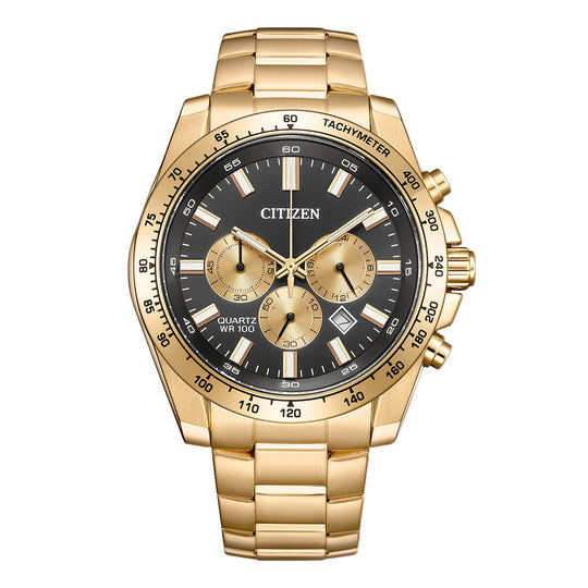 Citizen Men's 44mm Chronograph Sport Watch Black