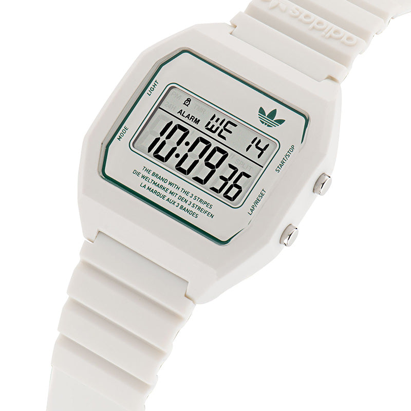 Adidas Originals Digital Two Unisex White Watch AOST23557