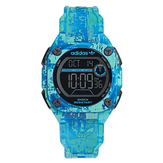 Adidas Originals Digital City Tech Two Grfx Unisex Blue Watch AOST24077