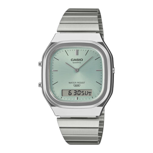 Casio Vintage Dual Time Unisex Blue Watch