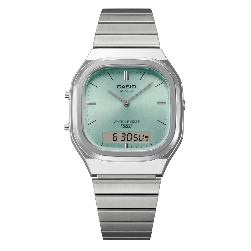 Casio Vintage Dual Time Unisex Blue Watch