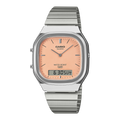 Casio Vintage Dual Time Unisex Peach Watch