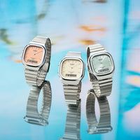 Casio Vintage Dual Time Unisex Vanilla Watch