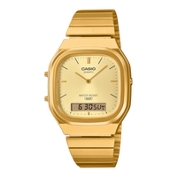 Casio Vintage Analog Digital Unisex Gold Watch AQ-240EG-9ADF