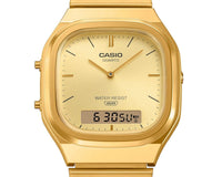 Casio Vintage Analog Digital Unisex Gold Watch AQ-240EG-9ADF