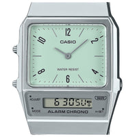 Casio Vintage AQ-800E-3ADF Dual Display Green Watch
