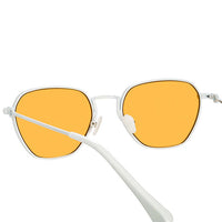 Alessandra Rich x Linda Farrow Orange Women’s Sunglasses AR1C9SUN