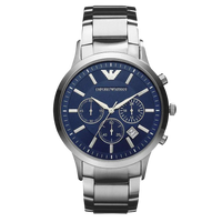 Emporio Armani Men's Renato Chronograph Watch Blue AR2448