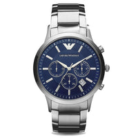Emporio Armani Men's Renato Chronograph Watch Blue AR2448