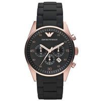 Emporio Armani Men's Sportivo Chronograph Watch Rose Gold PVD AR5905