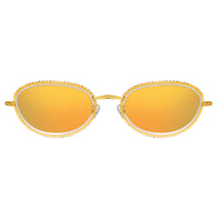 Area Nyc Ladies Oval Gold Sunglasses AREA1C2SUN