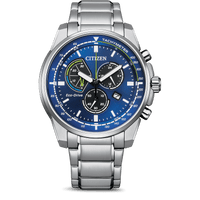 Citizen Eco-Drive Chronograph Blue Men's Watch AT1190-87L