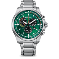 Citizen Eco-Drive Chronograph Green Men's Watch AT1190-87X