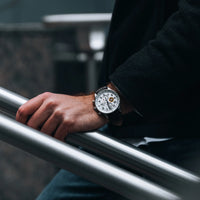 AVI-8 Classic White Hawker Hurricane Chronograph Watch AV-4011-01