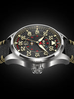 AVI-8 Hawker Hurricane Clowes Automatic Men's Black Watch AV-4097-03