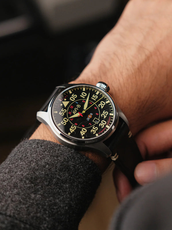 AVI-8 Hawker Hurricane Clowes Automatic Men's Black Watch AV-4097-03