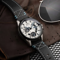 AVI-8 Hawker Harrier Men's White Black Multifunction Watch AV-4098-01