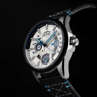 AVI-8 Hawker Harrier Men's White Black Multifunction Watch AV-4098-01