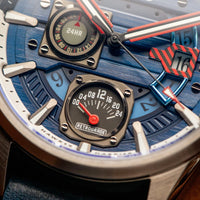 AVI-8 Hawker Harrier Farley Blue Mens Watch AV-4098-03