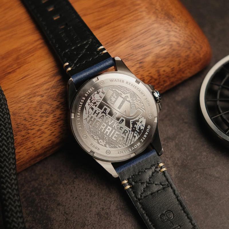 AVI-8 Hawker Harrier Farley Blue Mens Watch AV-4098-03