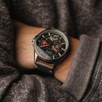 AVI-8 Hawker Harrier Farley Black Men's Watch AV-4098-04