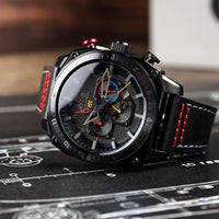 AVI-8 Hawker Hunter Atlas Men's Black Dual Time Watch AV-4100-04