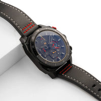 AVI-8 Hawker Hunter Atlas Men's Black Dual Time Watch AV-4100-04