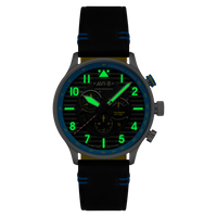 AVI-8 Watch Flyboy Spirit Of Tuskegee Blue Mens AV-4109-03