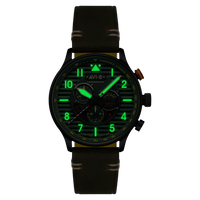 AVI-8 Watch Flyboy Spirit Of Tuskegee Green Mens AV-4109-04