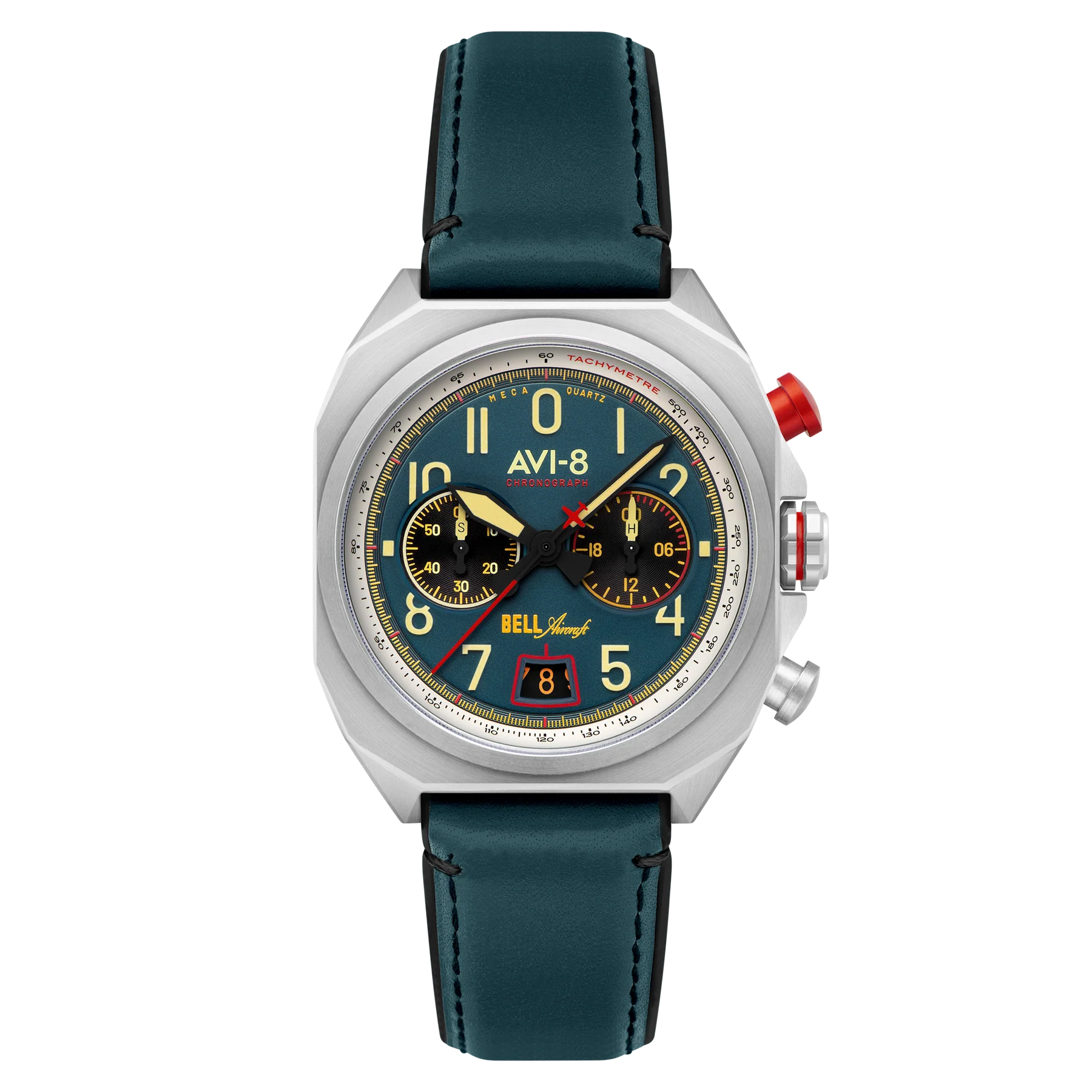 AVI-8 Bell X-1 Machbuster Men's Blue Chronograph Watch, view 1