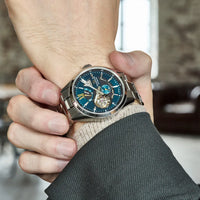 Orient Star Men's Green Skeleton Automatic Watch RE-AV0114E