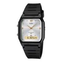 Casio Core Unisex Silver Black Analog-Digital Combination Watch