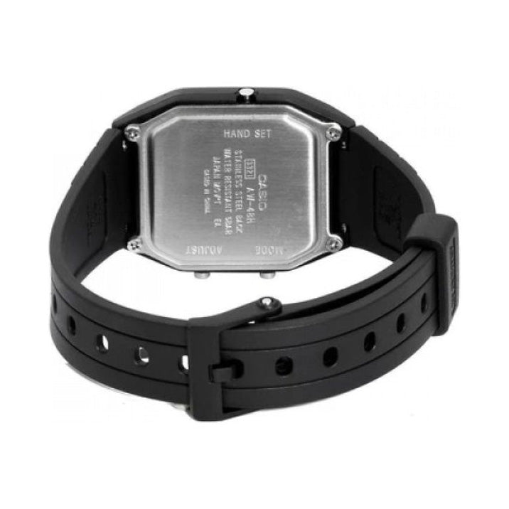 Casio Core Unisex Silver Black Analog-Digital Combination Watch