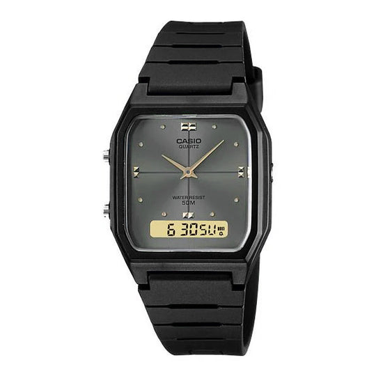 Casio Core Unisex Black Analog-Digital Combination Watch