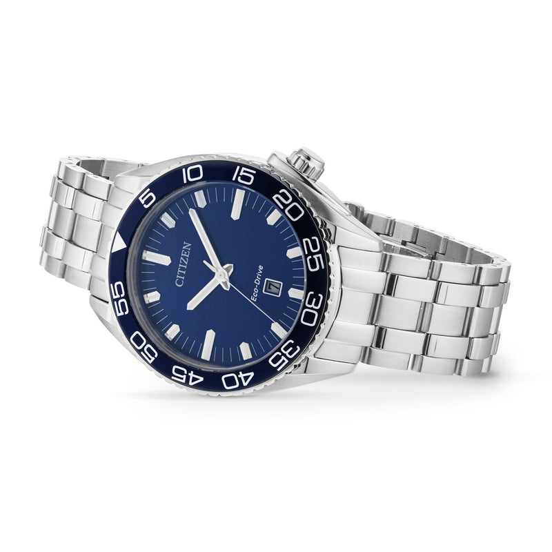 Citizen Men's 42mm Carson Eco-Drive Sport Watch Blue
