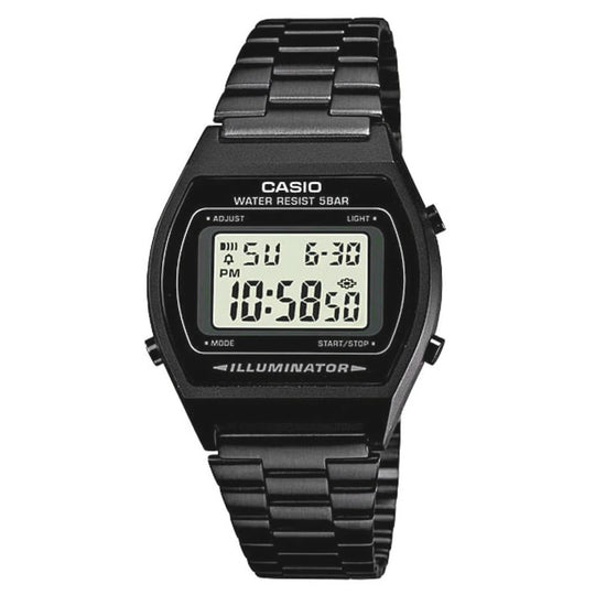 Casio Vintage Unisex Black Digital Watch B640WB-1ADF