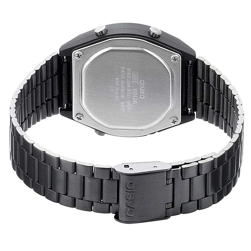 Casio Vintage Unisex Black Digital Watch B640WB-1ADF