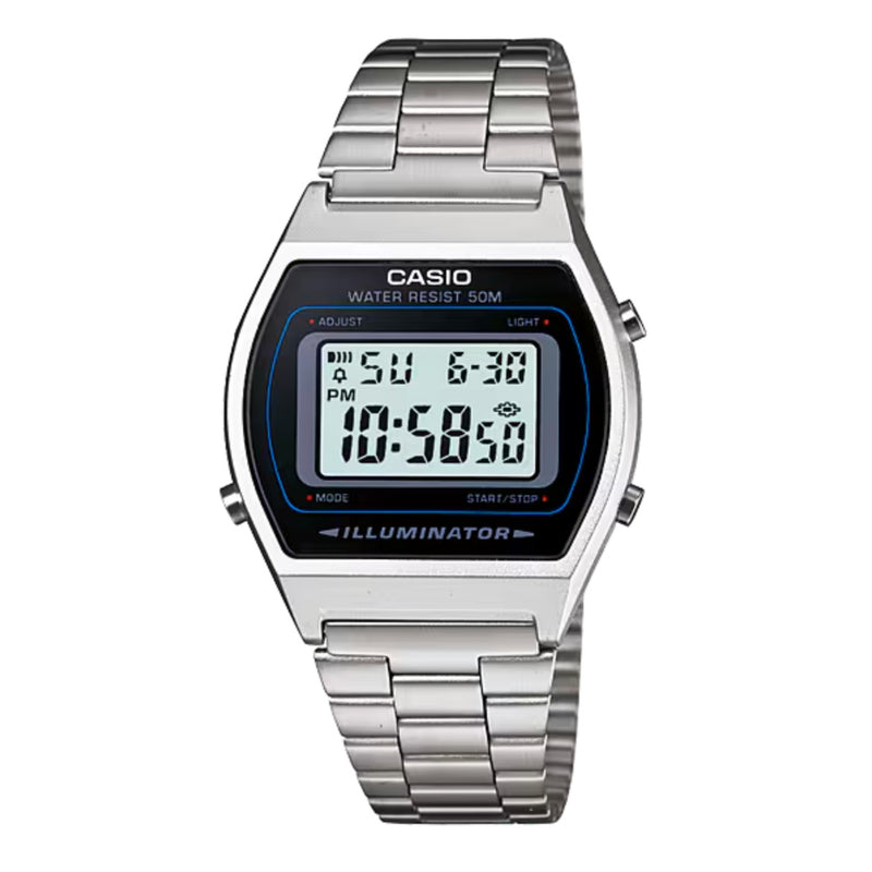 Casio Vintage Unisex Grey Digital Watch B640WD-1AV